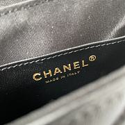 CHANEL | Handle Bag In Black Size 16 cm - 6