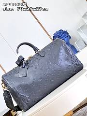 LV Keepall Bandoulière 50 Optic Blue M21845 size 50x29x23 cm - 4