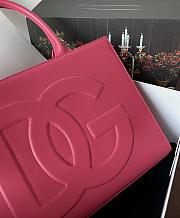 D&G | Small Pink calfskin DG Daily shopper Size 37x28x11.5 cm - 3