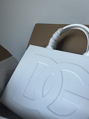 D&G | Small White calfskin DG Daily shopper Size 37x28x11.5 cm - 6