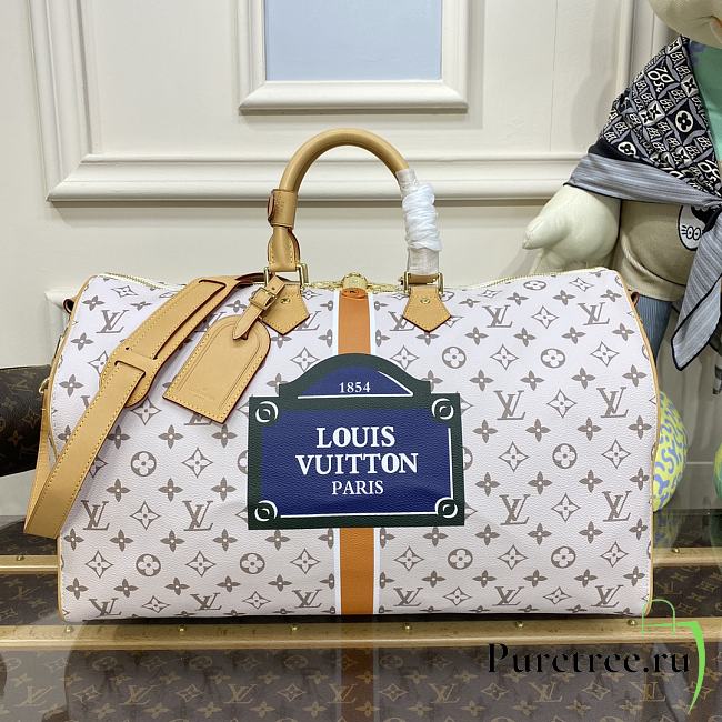 LOUIS VUITON | Keepall Bandoulière 50 Monogram Size 50x29x23 cm - 1