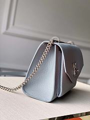 Louis Vuitton Mylockme Chain Light Khaki Gray Size 22.5 x 17.0 x 5.5 - 5