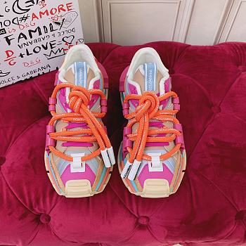 DOLCE & GABBANA SNEAKERS MULTICOLOR IN PINK