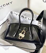Givenchy Mini Antigona Stretch bag in Box leather Black - 1