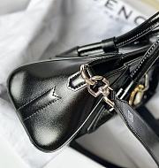 Givenchy Mini Antigona Stretch bag in Box leather Black - 6