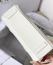Givenchy Mini Antigona Stretch bag in Box leather White - 5