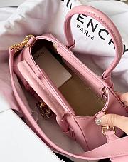 Givenchy Mini Antigona Stretch bag in Box leather Pink - 4