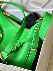 GIVENCHY | Mini Voyou bag in leather Green - 6