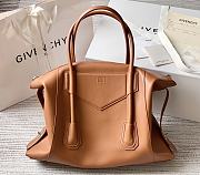 GIVENCHY | Antigona Soft medium leather bag Brown - 4