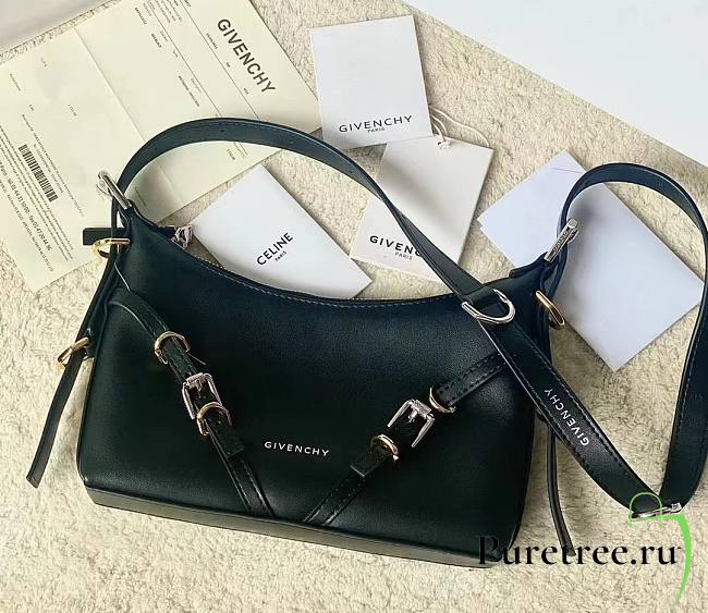 GIVENCHY | Mini Voyou bag in leather Black - 1