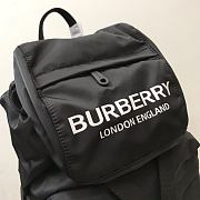 BURBERRY | Logo print backpack Size 27x14x41 cm - 4