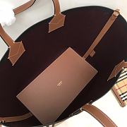 BURBERRY | Large London Tote Bag Size In Archive Beige/Brown - 6