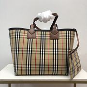 BURBERRY | Large London Tote Bag Size In Archive Beige/Brown - 3