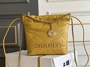 CHANEL|22 Hand Bag In Dark Yellow Gold Hardware Size 19x20x6 cm - 1