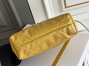 CHANEL|22 Hand Bag In Dark Yellow Gold Hardware Size 19x20x6 cm - 5