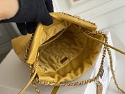 CHANEL|22 Hand Bag In Dark Yellow Gold Hardware Size 19x20x6 cm - 3