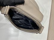 PRADA | Vitello Daino Flap Logo Crossbody Bag In Brown Size 24x17x9.5 cm - 5