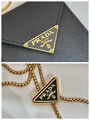 PRADA | Saffiano leather mini-bag in black size 10.5x18x3 cm - 2