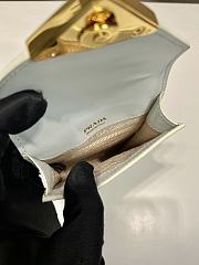 PRADA | Saffiano leather mini-bag in white size 10.5x18x3 cm - 3