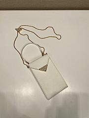 PRADA | Saffiano leather mini-bag in white size 10.5x18x3 cm - 2