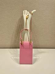 PRADA | Saffiano leather mini-bag in petal pink size 10.5x18x3 cm - 6