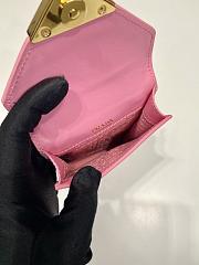 PRADA | Saffiano leather mini-bag in petal pink size 10.5x18x3 cm - 5