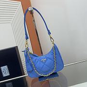 PRADA | Re-Edition 1995 Chaîne Re-Nylon mini-bag Periwinkle Blue - 1