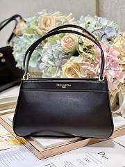 Dior Small Key Bag Black Box Calfskin size 30x16.5x13 cm - 6