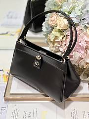 Dior Small Key Bag Black Box Calfskin size 30x16.5x13 cm - 5