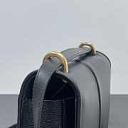 FENDI | C’mon Mini Black leather bag Size 21x6.5x15 cm - 4
