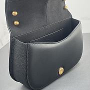 FENDI | C’mon Mini Black leather bag Size 21x6.5x15 cm - 3