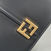 FENDI | C’mon Mini Black leather bag Size 21x6.5x15 cm - 2