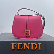 FENDI | C’mon Mini Fuchsia leather bag Size 21x6.5x15 cm - 1
