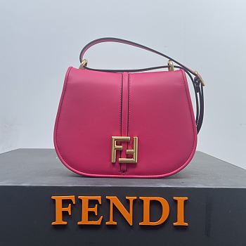 FENDI | C’mon Mini Fuchsia leather bag Size 21x6.5x15 cm