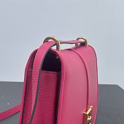 FENDI | C’mon Mini Fuchsia leather bag Size 21x6.5x15 cm - 3