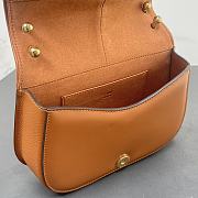 FENDI | C’mon Mini Brown leather bag Size 21x6.5x15 cm - 2