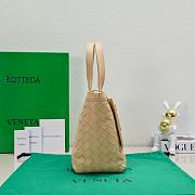 BOTTEGA VENETA | Small Flip Flap In Beige Size 23x18.5x15 cm - 4