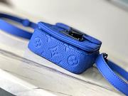 LOUIS VUITTON |  s-lock vertical wearable wallet blue - 5