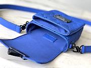 LOUIS VUITTON |  s-lock vertical wearable wallet blue - 6