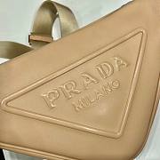 PRADA | Triangle Leather Shoulder Bag Women Sand Beige - 3