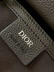 DIOR | Saddle Vertical Pouch with Strap Beige and Black - 4