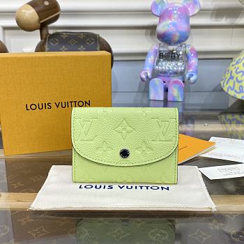 LOUIS VUITTON | Rosalie Coin Wallet In Vert Noto