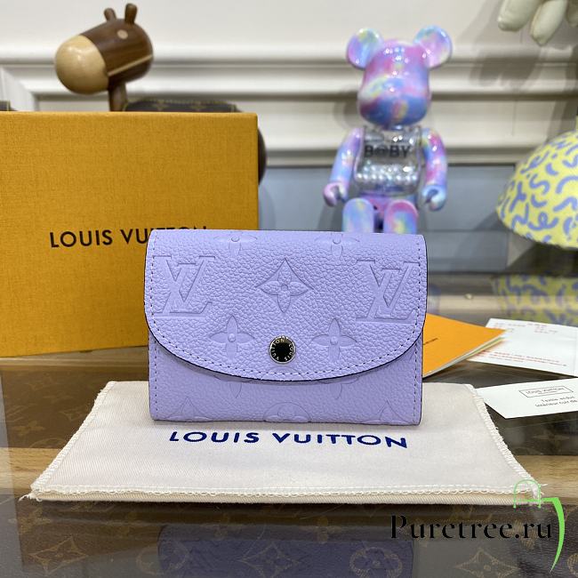 LOUIS VUITTON | Rosalie Coin Wallet In Iris Purple - 1