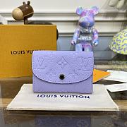 LOUIS VUITTON | Rosalie Coin Wallet In Iris Purple - 1