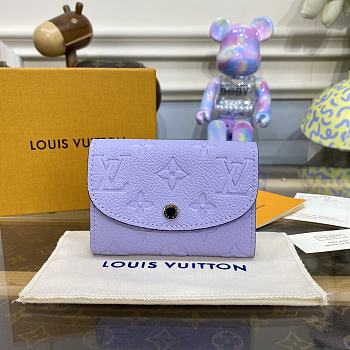 LOUIS VUITTON | Rosalie Coin Wallet In Iris Purple