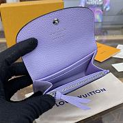 LOUIS VUITTON | Rosalie Coin Wallet In Iris Purple - 3