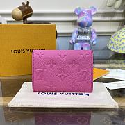 LOUIS VUITTON | Rosalie Coin Wallet In Rose Lollipop - 4