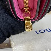 LOUIS VUITTON | Cléa Wallet Monogram Empreinte Leather In Pink - 3