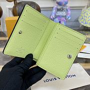 LOUIS VUITTON | Cléa Wallet Monogram Empreinte Leather In Green - 2