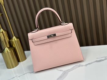 HERMES | Kelly Epsom Leather In Pink Size 25x17x7 cm